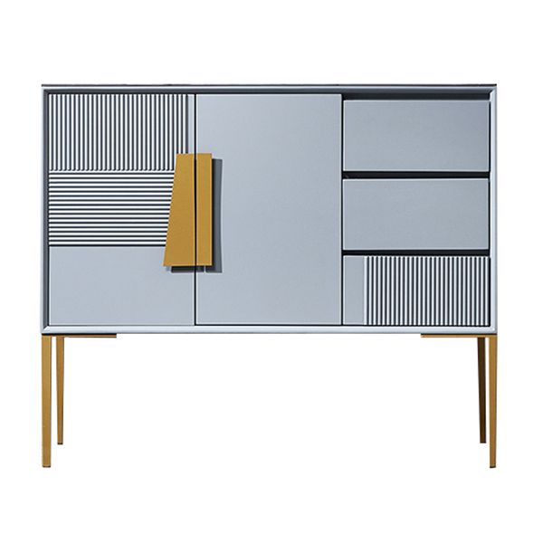 Cómoda combinada Glam contemporánea, cómoda de almacenamiento de piedra para dormitorio