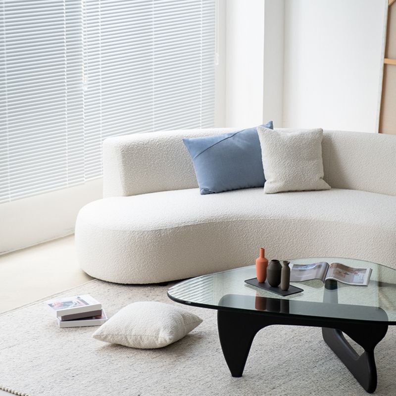 Contemporaneo 27,5 "H lana 2-3 divano senza braccio di mare per soggiorno