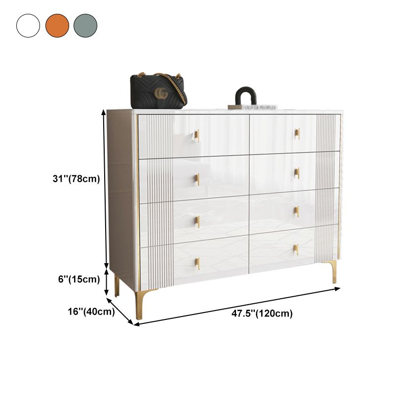 Modern Style Stone Buffet Sideboard 15.7"D Dining Room Buffet Server with Drawer Clearhalo 'buffet_sideboard' 'Buffets & Sideboards' 'Furniture' 'furniture_buffet_sideboard' 'Kitchen & Dining Furniture' 1200x1200_451a24e4-9710-4dbb-b95e-2a9b04848ded