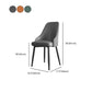 Minimalist Faux Leather Side Chair Arm Solid Back Chairs for Home Clearhalo 'Dining Chairs' 'Dining Tables & Seating' 'dining_chair' 'furn' 'furn_dining_chair' 'Furniture' 'Kitchen & Dining Furniture' 1200x1200_451c7250-8886-49ff-9b73-c7e141e12ebe