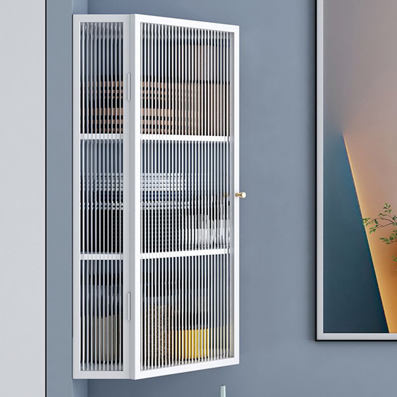 Mobile moderno mobile in metallo mobile a buffet montato a parete per sala da pranzo