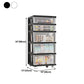 Plastic Bookshelf Contemporary Style Closed Back Bookcase for Office Home Study Room Clearhalo 'Bookcases' 'furn' 'furn_bookcases' 'Furniture' 'furniture_bookcases' 'Office Furniture' 1200x1200_451f0081-be9a-4e10-8c7b-697f7cbb5069