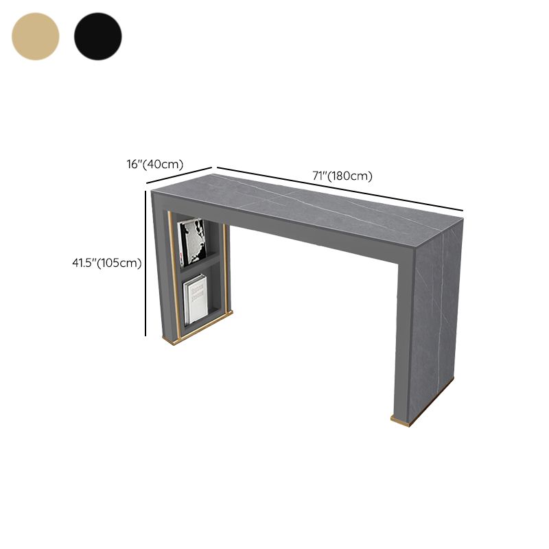 Modern Rectangle Stone Counter Table 1/3 Pieces Bar Table Set for Kitchen Clearhalo 'Bar Furniture' 'furn' 'furn_home_bar_bar_sets' 'Furniture' 'Home Bars & Bar Sets' 'home_bar_bar_sets' 'Kitchen & Dining Furniture' 1200x1200_45214479-ed2a-4a0c-b737-9fed341779e4