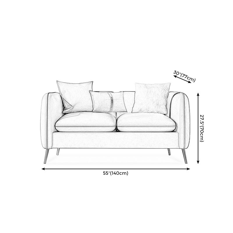 Faux Leather Modern Sofa 30"W Sofa with Storage for Living Room Clearhalo 'furn' 'furn_sofas' 'Furniture' 'furniture_sofas' 'kitchen' 'kitchen_sofas' 'Living Room Furniture' 'Sofa' 'sofas' 1200x1200_45215dc5-3c7a-4912-8156-ec6782fc709d