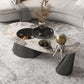 Table basse moderne sans table basse simple de forme libre pénible