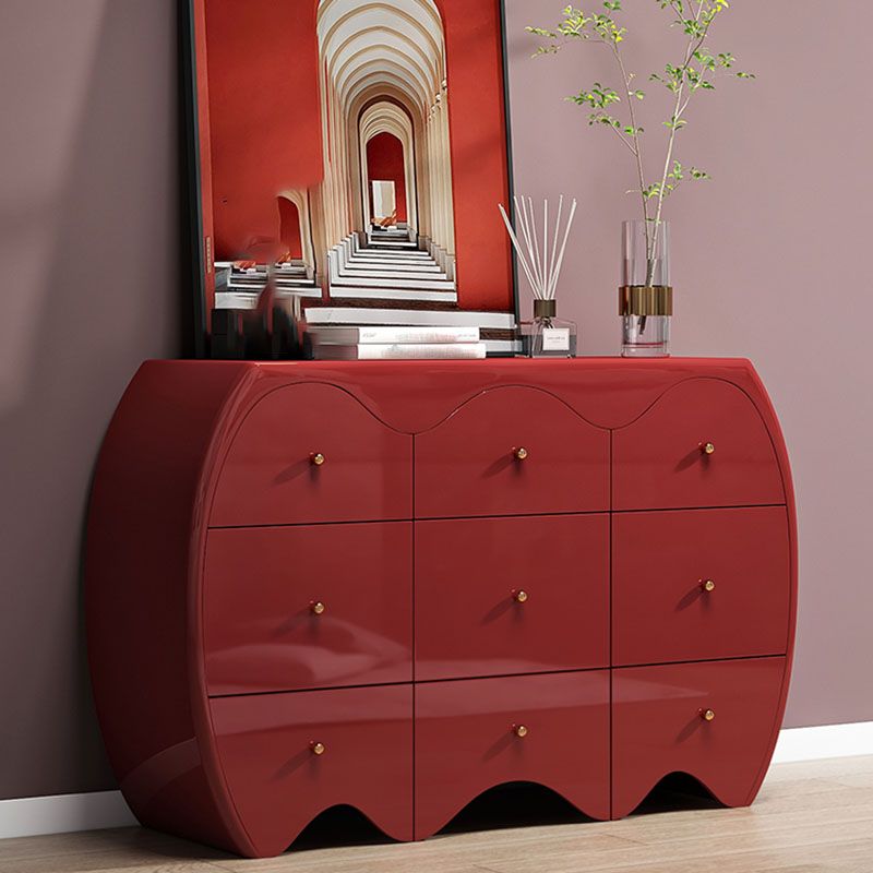 Contemporary Horizontal Double Dresser Wood Storage Dresser with 9 Drawers for Home Clearhalo 'Bedroom Furniture' 'Dressers & Chests' 'dressers_chests' 'furn' 'furn_dressers_chests' 'Furniture' 1200x1200_45242c7e-b155-4697-8ee4-3e2dcb1de385