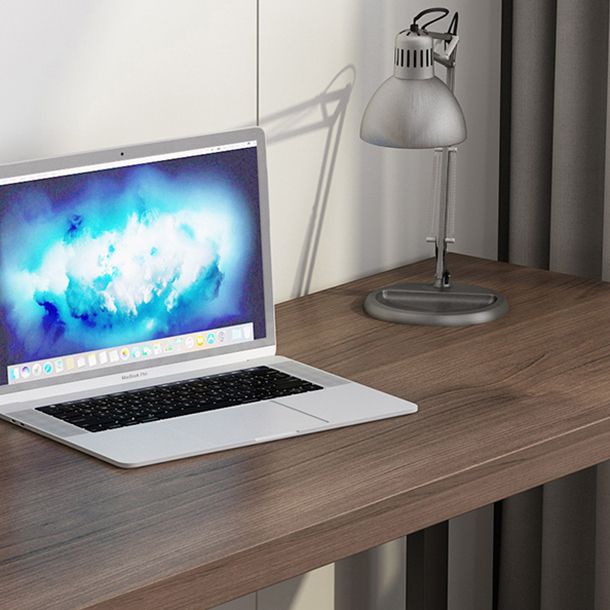 Scrivania per ufficio in stile industriale scrivania in legno massello con base di slitta per casa