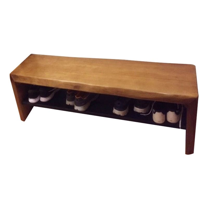 Solid Wood Rectangle Entryway Bench with Storage Entryway and Bedroom Bench Clearhalo 'Benches' 'Chairs & Seating' 'furn' 'furn_benches' 'Furniture' 'Living Room Furniture' 1200x1200_45261019-fbed-438a-9409-c397cdcda3bd
