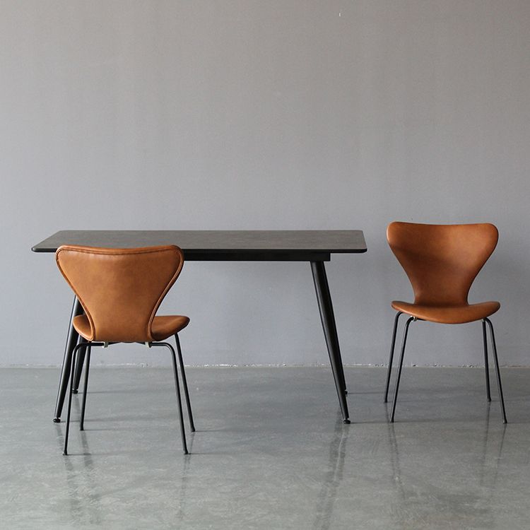 Restaurant Scandinavian Velvet Side Chair Matte Finish Wingback Dining Chair Clearhalo ' kitchen&dining_furn' 'Dining Chairs' 'Dining Tables & Seating' 'dining_chair' 'furn' 'furn_dining_chair' 'Furniture' 'furniture_dining_chair' 'Kitchen & Dining Furniture' 'kitchen' 1200x1200_452c5567-97eb-4fdb-8f15-182ffe7ac48e