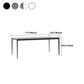 Modern Rectangle Dining Table Sintered Stone Top Table with 4 Black Metal Legs Clearhalo 'Dining Tables & Seating' 'Dining Tables' 'dining_table' 'furn' 'furn_dining_table' 'Furniture' 'Kitchen & Dining Furniture' 1200x1200_452d97fc-057b-4334-b5cd-1815c66734c4