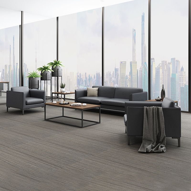 Glam Black Cushions Square Arm Genuine Leather Stationary Sofa Clearhalo 'furn' 'furn_sofas' 'Furniture' 'furniture_sofas' 'Living Room Furniture' 'Sofa' 'sofas' 1200x1200_452dbd18-c9de-4b88-966b-0fe7230656a8