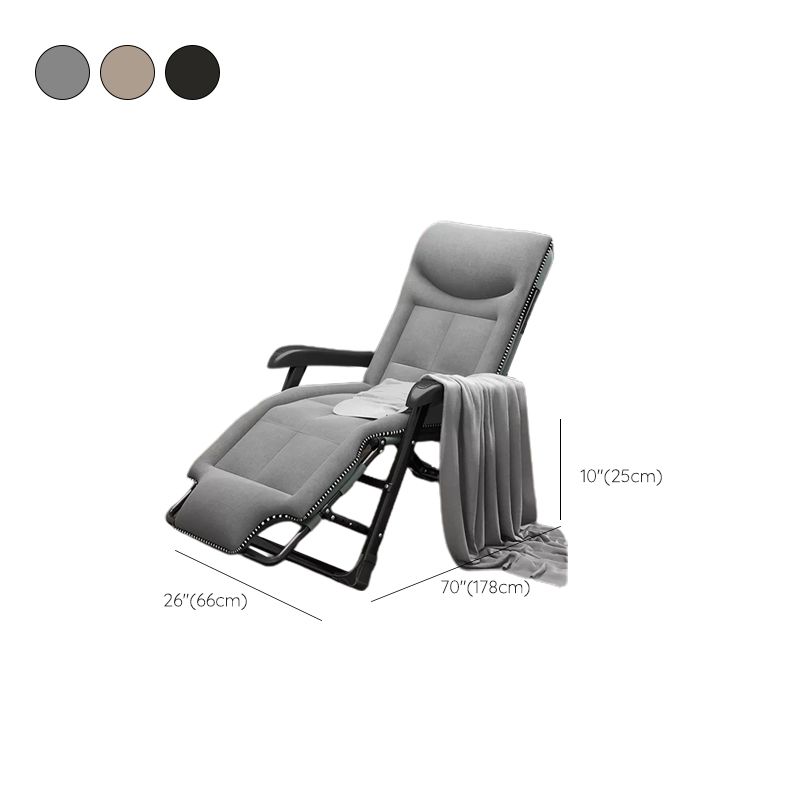 Ergonimic Recliner in Contemporary Black Metal Base with Tufted Back Clearhalo 'Chairs & Seating' 'furn' 'furn_recliners' 'Furniture' 'Living Room Furniture' 'Recliners' 1200x1200_452eef61-8b53-45ec-a541-7b97c27776eb