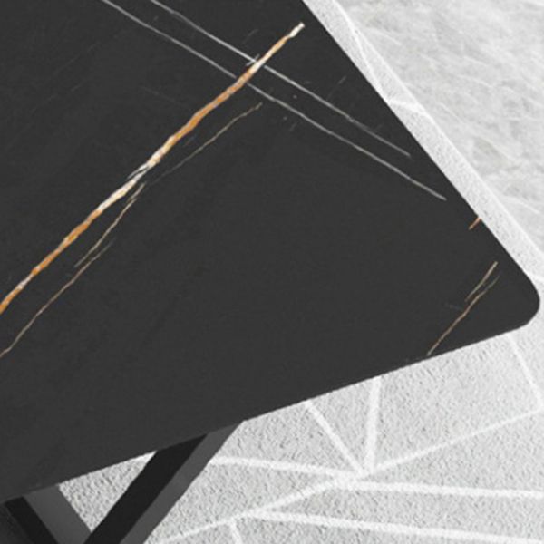 Moderne 1/5 stukken Dinerset rechthoekige stenen eettafel ingesteld voor woonkamer