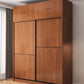 Brown Manufactured Wood Wardrobe Traditional Cabinet with Sliding Doors Clearhalo 'Armoires & Wardrobes' 'armoires_wardrobes' 'Bedroom Furniture' 'furn' 'furn_armoires_wardrobes' 'Furniture' 1200x1200_4531c5b2-9e2d-4a94-8b85-fb7778c43793