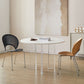Table en pierre moderne, Table de salle à manger ronde à 3 pieds pour cuisine
