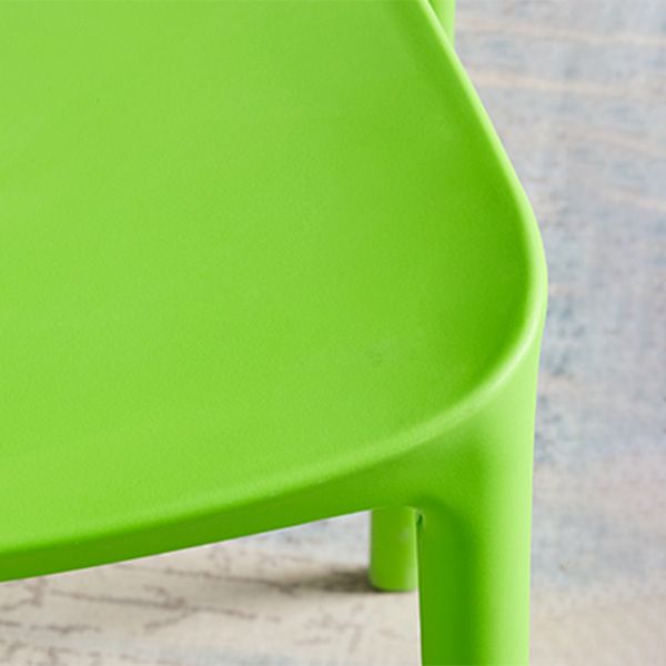 Plastic Stackable Dining Side Chairs Open Back Armless Dining Chair (Set of 4) Clearhalo ' kitchen&dining_furn' 'Dining Chairs' 'Dining Tables & Seating' 'dining_chair' 'furn' 'furn_dining_chair' 'Furniture' 'furniture_dining_chair' 'Kitchen & Dining Furniture' 'kitchen' 1200x1200_45340533-62c5-44b8-8ca7-03bc620c61bf