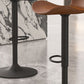 Faux Leather Adjustable Height Swivel Armless Bar Stool with Footrest Clearhalo 'Bar Furniture' 'Bar Stools' 'bar_stools' 'furn' 'furn_bar_stools' 'Furniture' 'Kitchen & Dining Furniture' 1200x1200_4535b0e0-cb3b-4448-a5e8-ed453ae2e5c0