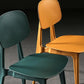 Silla lateral de plástico silla lateral de comedor contemporáneo de espalda para el hogar