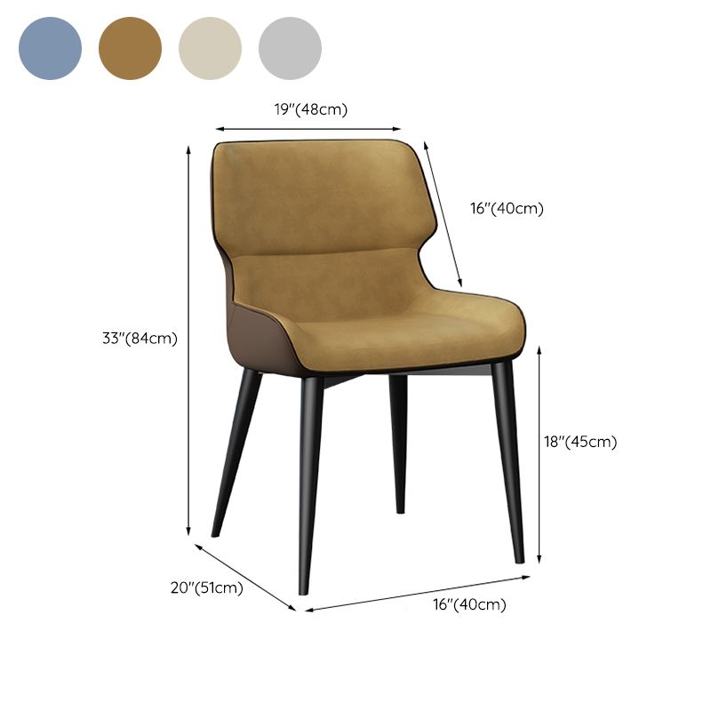 Dining Room Upholstered Side Chair Home Faux Leather Dining Chair Clearhalo 'Dining Chairs' 'Dining Tables & Seating' 'dining_chair' 'furn' 'furn_dining_chair' 'Furniture' 'Kitchen & Dining Furniture' 1200x1200_4537ec11-f1bd-43a0-aad0-3f6d7fe9ad18