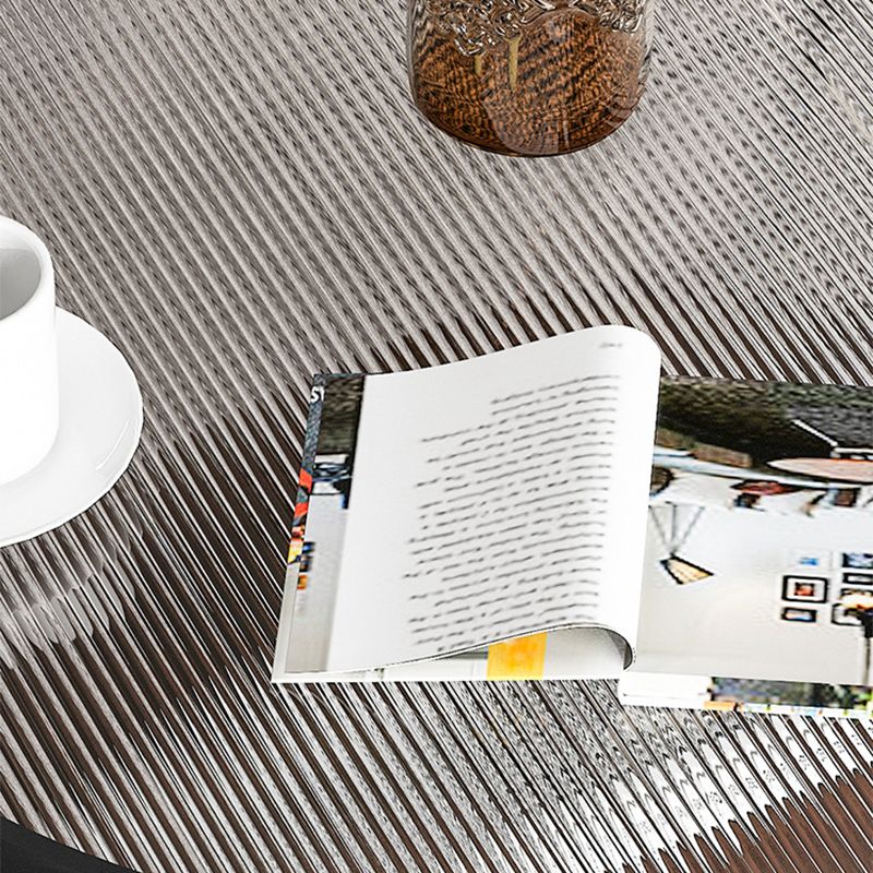 Contemporary 4 Legs Glass Top with Storage Shelf Round Single Coffee Table Clearhalo 'Coffee & Accent Tables' 'Coffee Tables' 'coffee_tables' 'furn' 'furn_coffee_tables' 'Furniture' 'Living Room Furniture' 1200x1200_45387d48-d673-4d41-81f3-1bedadb510bb