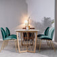 Contemporary Rectangle Dinette Set 1/2/4/5/7 Pieces White Marble Dining Table Set Clearhalo 'Dining Room Sets' 'Dining Tables & Seating' 'dining_room_set' 'furn' 'furn_dining_room_set' 'Furniture' 'Kitchen & Dining Furniture' 1200x1200_453983b6-1e95-40a8-9722-c8504f65b3d2