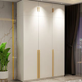 Contemporary Wooden Wardrobe White Color Soft Close Door Wardrobe Closet with 1-Door
