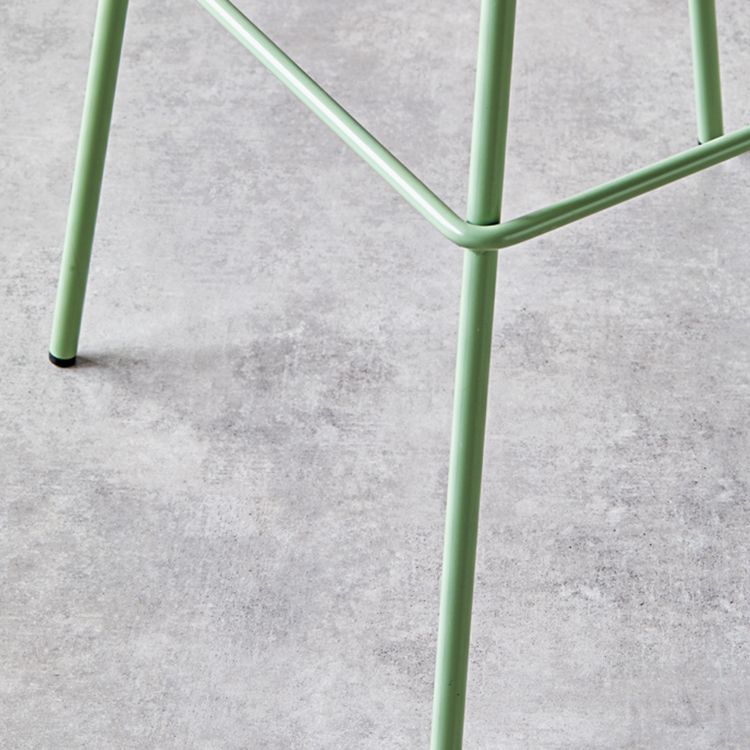 Modern Dessert Shop Low Back Stool Matte Finish Iron Bar Stool Clearhalo 'Bar Furniture' 'Bar Stools' 'bar_stools' 'furn' 'furn_bar_stools' 'Furniture' 'furniture_bar_stools' 'Kitchen & Dining Furniture' 1200x1200_453a0123-30b3-4a29-8bec-eb472d294276