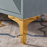 引き出し付きのコンテンポラリーグラムチェストドレッサー木製の収納チェスト