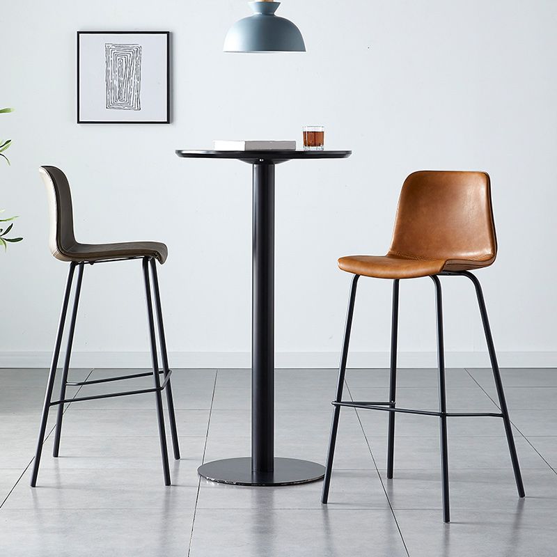 Nordic Style Bar Stool Metal Counter Bar Stool for Restaurant Clearhalo 'Bar Furniture' 'Bar Stools' 'bar_stools' 'furn' 'furn_bar_stools' 'Furniture' 'furniture_bar_stools' 'Kitchen & Dining Furniture' 1200x1200_453ac827-f830-4d3b-860e-eeebfb997834