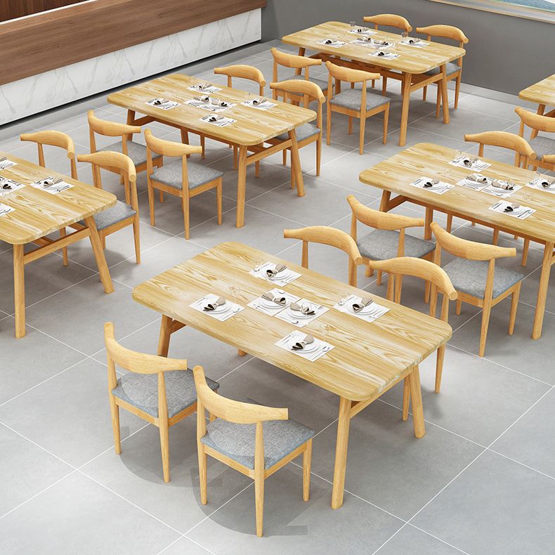 Solid Wood Top Dining Table Traditional Luxury Rectangle Table with 4 Legs Clearhalo 'Dining Tables & Seating' 'Dining Tables' 'dining_table' 'furn' 'furn_dining_table' 'Furniture' 'Kitchen & Dining Furniture' 1200x1200_453e5655-ff3a-4aac-a66c-ff287a86640a