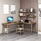 Contemporary Style Wood Office Desk Rectangular Shape Task Desk with Leg