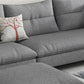 3-Sitzer-Sofasofa aus Stoff mit Überzug und Stauraum