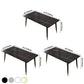 Simple Sintered Stone Dining Table Kitchen Rectangle Shape Dining Table with 4 Legs Base Clearhalo ' dining_table' 'Dining Tables & Seating' 'Dining Tables' 'furn' 'furn_dining_table' 'Furniture' 'furniture_dining_table' 'Kitchen & Dining Furniture' 'kitchen&dining_furn' 'kitchen' 'kitchen_dining_table' 1200x1200_4540ca45-12dd-446e-97a5-b403cad1eac8