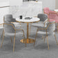 Modern 1/3/4/5 Pieces Dining Set Round Stone Table for Dining Room