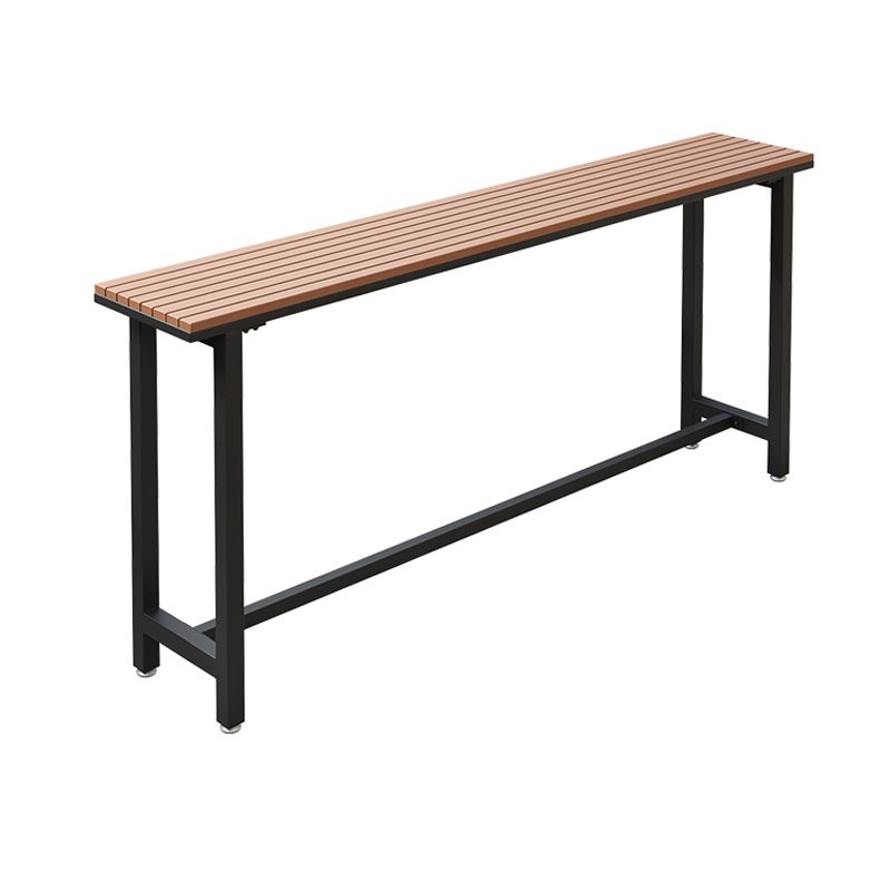 Outdoor 42-inch Height Bar Table Industrial Style Wood Top Bar Table Clearhalo 'Bar Furniture' 'Bar Tables' 'bar_tables' 'furn' 'furn_bar_tables' 'Furniture' 'furniture_bar_tables' 'Kitchen & Dining Furniture' 1200x1200_45436c3c-b6b7-445d-a447-d1f694b39195