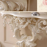 Tavolo da console a forma di forma libera in bianco/nero/oro console di divano console