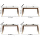 Modern Rectangle Sintered Stone Dining Table with Wooden Base White Dining Table for Restaurant Clearhalo ' dining_table' 'Dining Tables & Seating' 'Dining Tables' 'Furniture' 'furniture_dining_table' 'Kitchen & Dining Furniture' 'kitchen&dining_furn' 'kitchen' 'kitchen_dining_table' 1200x1200_4545362f-6b45-4c65-8008-7ca3456687bc