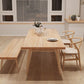 Contemporary Natural Wood Table Ash Rectangle Dining Table with 4 Legs Clearhalo 'Dining Tables & Seating' 'Dining Tables' 'dining_table' 'furn' 'furn_dining_table' 'Furniture' 'furniture_dining_table' 'Kitchen & Dining Furniture' 'kitchen' 'kitchen_dining_table' 1200x1200_45459a81-b7d0-45a7-b085-64dab678ce71
