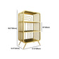 Gold Scandinavian Iron Standard Bookshelf Closed Back Vertical Bookshelf for Bedroom Clearhalo 'Bookcases' 'furn' 'furn_bookcases' 'Furniture' 'furniture_bookcases' 'kitchen' 'kitchen_bookcases' 'Living Room Furniture' 'Office Furniture' 1200x1200_4545a525-8c70-4e0b-b079-b5a5aca75d97