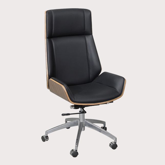 Armless Upholstered Office Chair Modern Slide High Back Management Chair Clearhalo 'furn' 'furn_office_chair' 'Furniture' 'Office Chairs' 'Office Furniture' 'office_chair' 1200x1200_4546418c-b630-451b-98b6-89454d2c5ea7