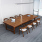 Rectangular Shaped Conference Table Wooden Task Desk in Office