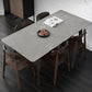 Stone Top Dining Table Mid-Century Modern Dining Table with 4 Legs Clearhalo 'Dining Tables & Seating' 'Dining Tables' 'dining_table' 'furn' 'furn_dining_table' 'Furniture' 'furniture_dining_table' 'Kitchen & Dining Furniture' 'kitchen' 'kitchen_dining_table' 1200x1200_4547201f-2120-409e-976c-9f9d01c2af99