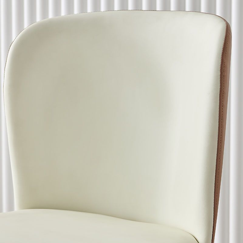 Contemporary Dining Side Chairs Wingback Side Chair with Stainless Steel Legs Clearhalo 'Dining Chairs' 'Dining Tables & Seating' 'dining_chair' 'furn' 'furn_dining_chair' 'Furniture' 'furniture_dining_chair' 'Kitchen & Dining Furniture' 1200x1200_454887ff-7e06-4cd1-b3dd-1d9ec4b7cafb
