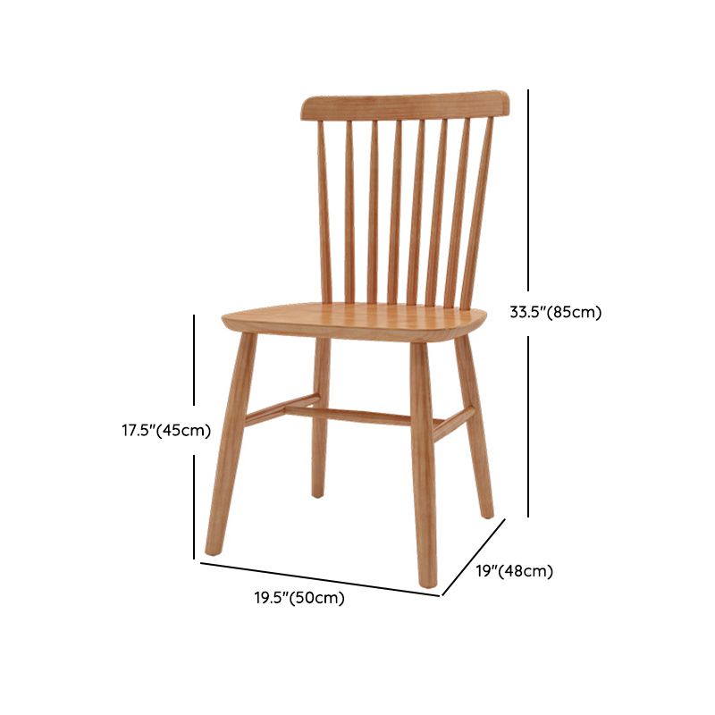 1/7 Pcs Solid Wood Dining Set Modern Rectangle Table Dining Set with Windsor Chairs Clearhalo 'Dining Room Sets' 'Dining Tables & Seating' 'dining_room_set' 'furn' 'furn_dining_room_set' 'Furniture' 'Kitchen & Dining Furniture' 1200x1200_454bde4b-8a76-4952-8172-dc441310372a