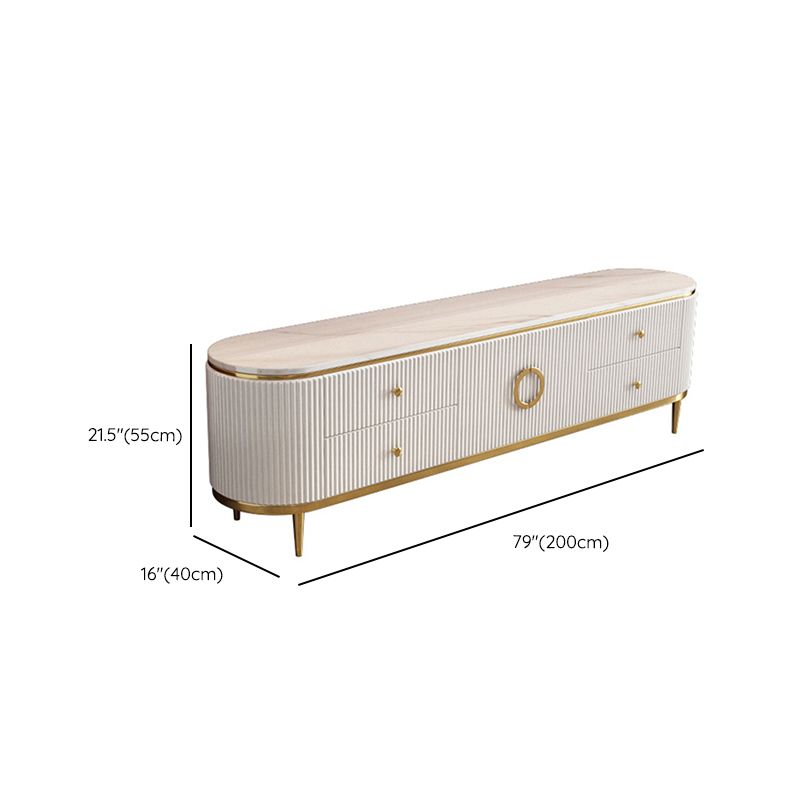 Contemporary TV Media Console Stone TV Console with 4 Drawers Clearhalo 'furn' 'furn_tv_stands_entertainment_centers' 'Furniture' 'Living Room Furniture' 'TV Stands & Entertainment Centers' 'TV Stands & Media Storage Furniture' 'tv_stands_entertainment_centers' 1200x1200_454de07c-55a9-4300-ac8e-8a63d7efb9cb