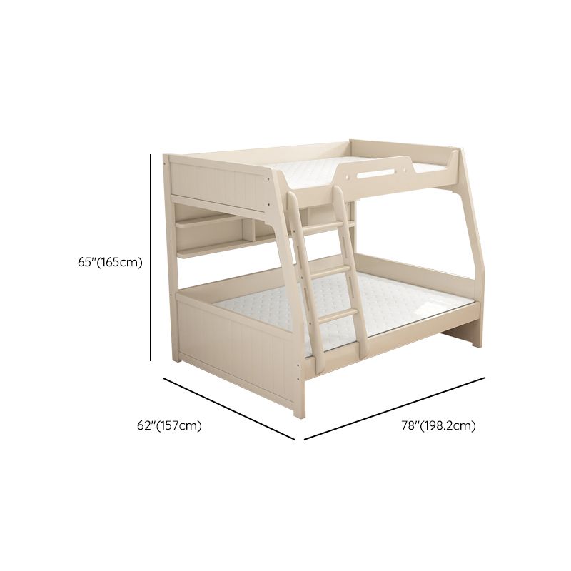 Solid Color Wood Bunk Bed Modern No Distressing Mattress Included Bunk Bed Clearhalo 'Bedroom Furniture' 'Beds' 'furn' 'furn_beds' 'Furniture' 1200x1200_454de7e9-1677-4e4a-947b-0bedff9ed3e4