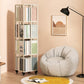 Bookcase di libreria in metallo moderno standard chiuso in brunish