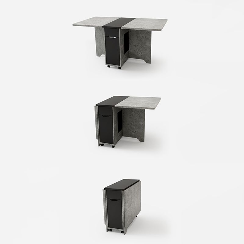 Foldable Artificial Wood Table Modern Rectangle Table with Storage (only table) Clearhalo ' dining_table' 'Dining Tables & Seating' 'Dining Tables' 'furn' 'furn_dining_table' 'Furniture' 'furniture_dining_table' 'Kitchen & Dining Furniture' 'kitchen&dining_furn' 'kitchen' 'kitchen_dining_table' 1200x1200_45512a16-2351-48d7-b7b1-9245780a7071
