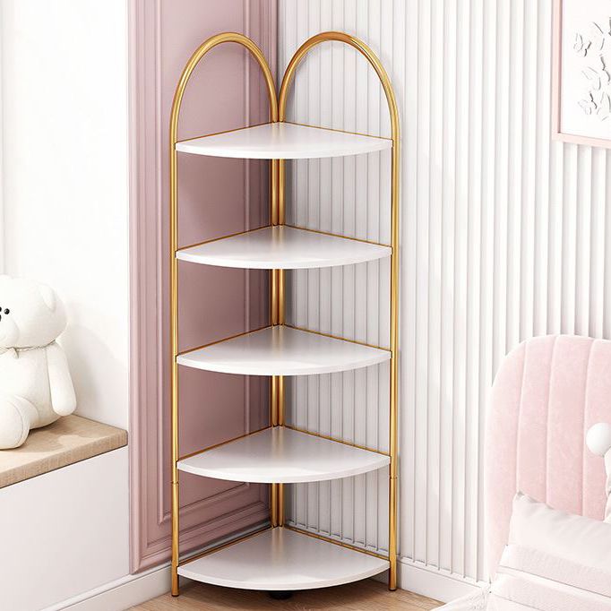 Modern Metal Shelf Bookcase Open Shelf Book Shelf for Living Room Clearhalo 'Bookcases' 'furn' 'furn_bookcases' 'Furniture' 'Office Furniture' 1200x1200_455b4a2e-0f56-46bb-a4d5-43ffabad4d21