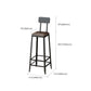 Armless Dining Stool Contemporary Bar Stool with Black Metal Base Clearhalo 'Bar Furniture' 'Bar Stools' 'bar_stools' 'furn' 'furn_bar_stools' 'Furniture' 'Kitchen & Dining Furniture' 1200x1200_455bea9b-1034-43a5-9dcf-79bf8bc358e1